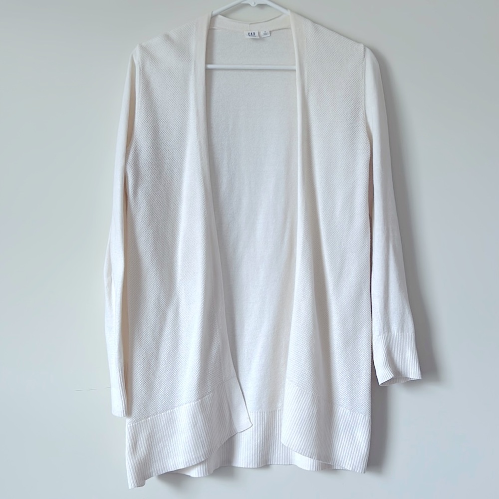 Gap Open Front Long Cardigan